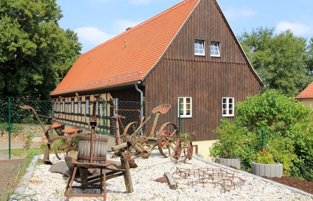 Villa Fachwerkhaus Maxen Muglitztal Exterior foto